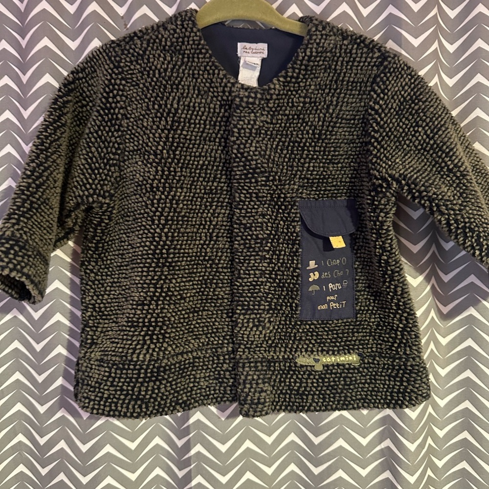 Catimini / Baby Mini | Baby velcro closure jacket, 6m